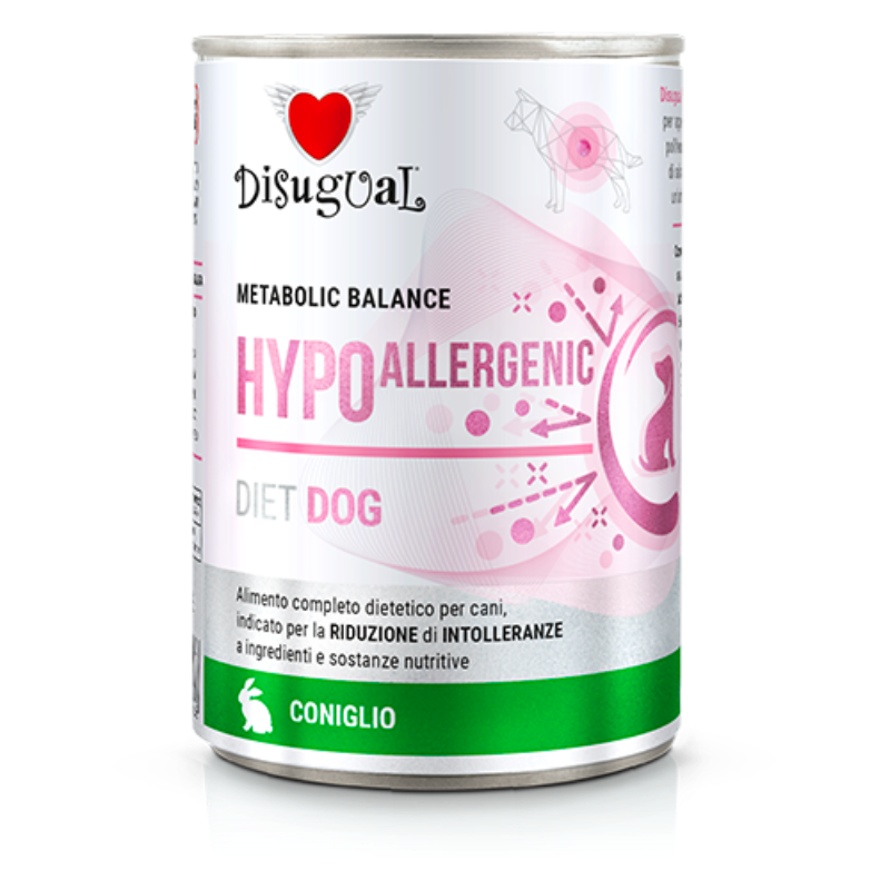 DISUGUAL LATA PERRO DIETA HYPOALLERGENIC CONEJO 400 GR