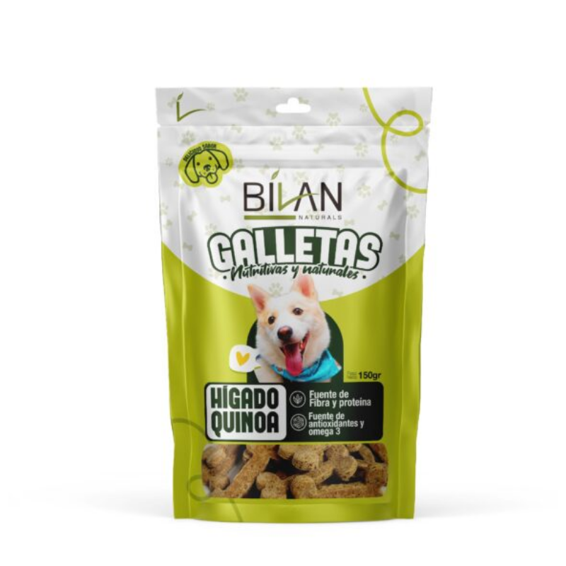 GALLETAS HIGADO CON QUINOA 150G