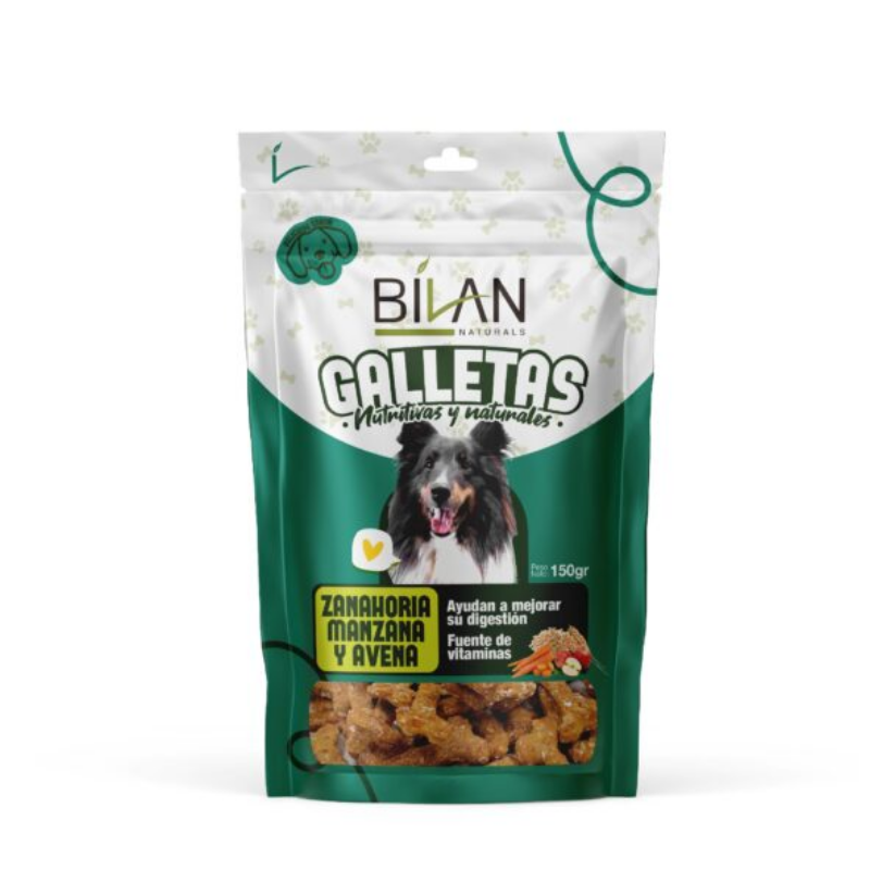 GALLETAS ZANAHORIA-MANZANA 150G