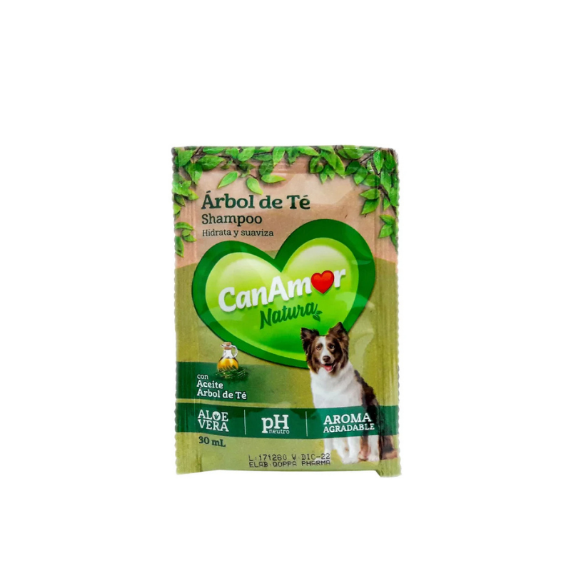SHAMPOO SOBRES ÁRBOL DE TÉ 30 ML CANAMOR