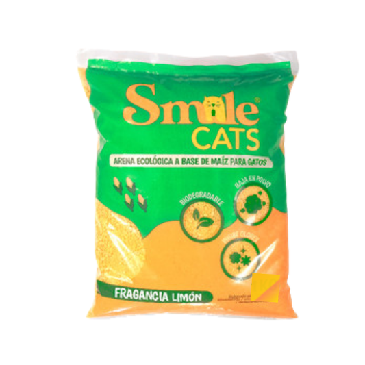 ARENA SMILE CATS X 10 KG LIMÓN
